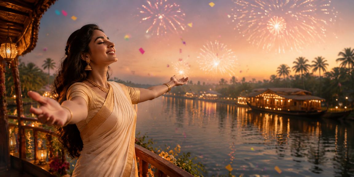 Payment options available on mobile near Kerala backwaters